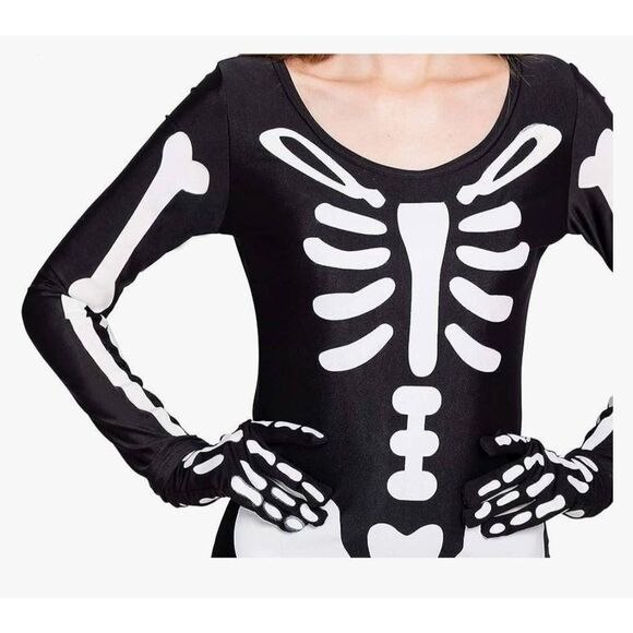 NWOT SKELETON JUMPSUIT - Picture 2 of 4